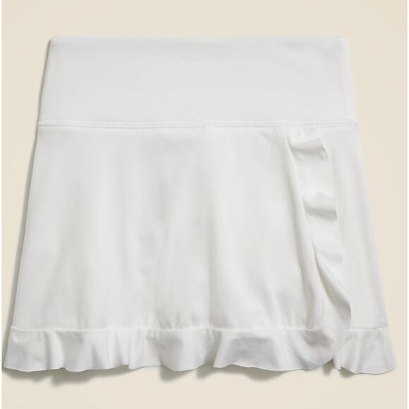 J Crew Crewcuts Active Skort 12 White NWT Skirt Shorts Kids Tennis Pickleball - Picture 1 of 3